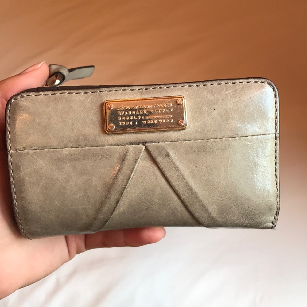 Gray Used Marc Jacobs Wallet